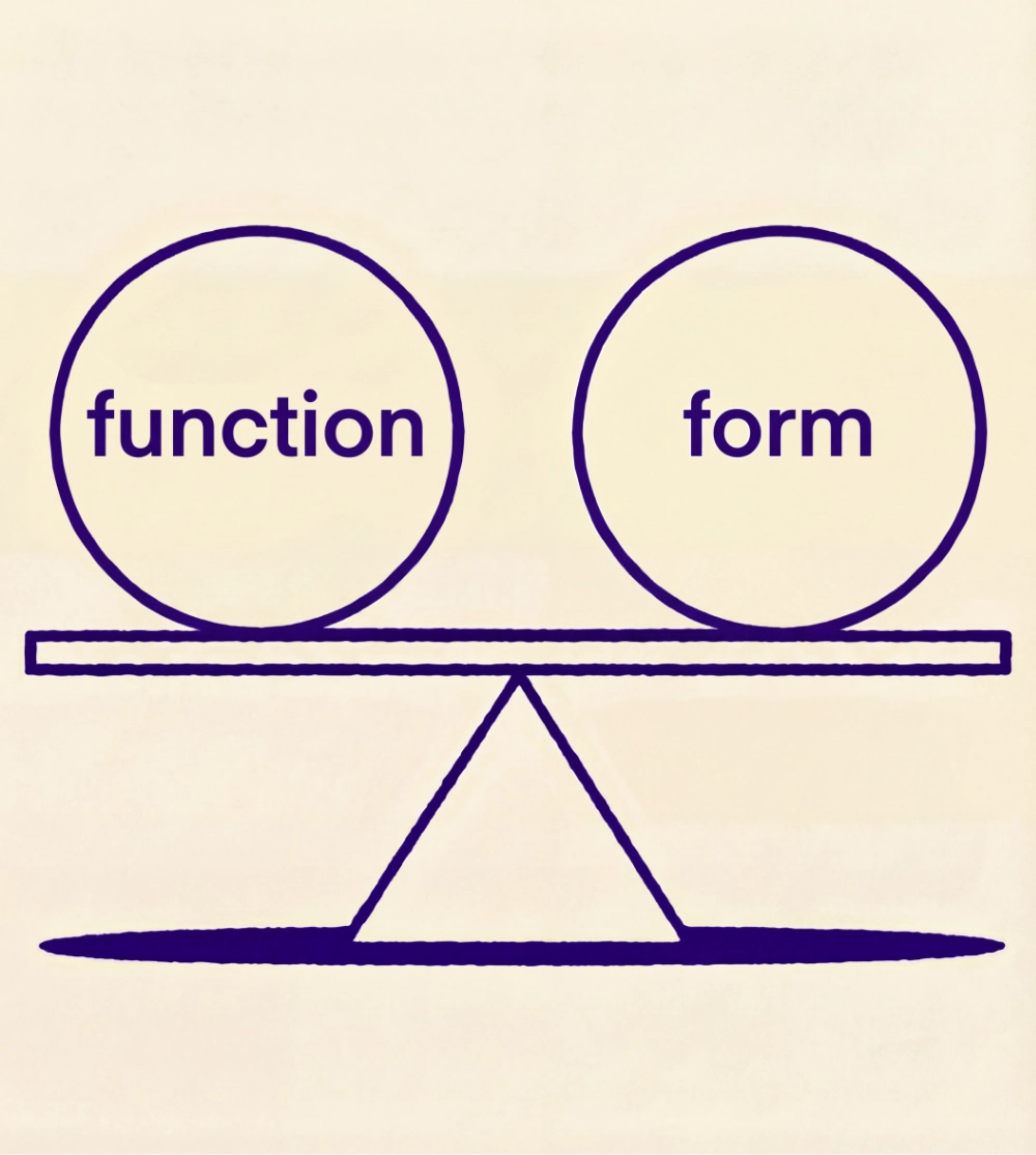Form follows function – warum gutes Design immer einen Zweck hat